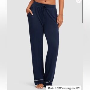 Cozy Earth Stretch Bamboo Navy Knit Pajama Pants